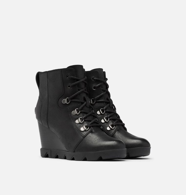 Sorel Kadın Joan Uptown™ Lace Bootie - Takozlar Siyah - 693-AKYRNO